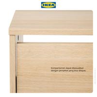 Gambar IKEA BISSA Rak Kabinet Sepatu Dengan 3 Kompartmen Efek Kayu Oak 49x28x135 cm   Furniture dari IKEA Indonesia Kota Administrasi Jakarta Timur 3 Tokopedia