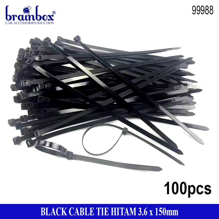 Gambar Cabel Ties Hitam 3.6x150mm Kabel Tie Tis Pengikat Kantong Plastik Kabel Serbaguna Multifungsi Pengrapih Kabel Tali Ripet Sabuk dari Brainbox Car and Home Kota Batam Tokopedia