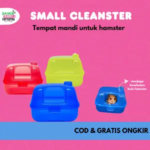 Small Cleanster Sauna Hamster - Tempat Mandi Hamster - Box Mandi