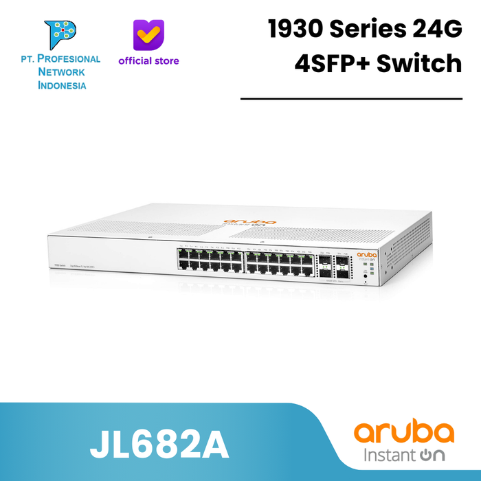 Promo HPE ARUBA JL682A Aruba Instant On 1930 24G 4SFP+ Switch Cicil 0% ...