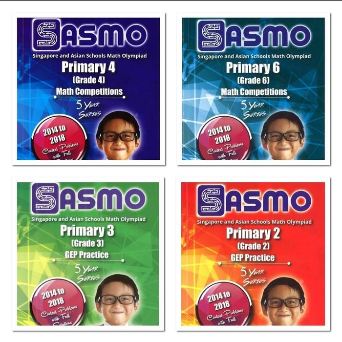 Jual BUKU CETAK SASMO Primary 2 3 4 6 Math Competitions - Primary 3 ...