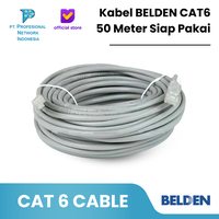 Gambar Kabel BELDEN CAT6 50 Meter Siap Pakai / Kabel LAN CAT 6 50Meter - 50m dari Profesional Network Kota Administrasi Jakarta Pusat 1 Tokopedia