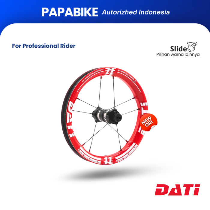 Promo DATI CARBON WHEELSET S11 BLACK DIAMOND BEARING FREE BAN