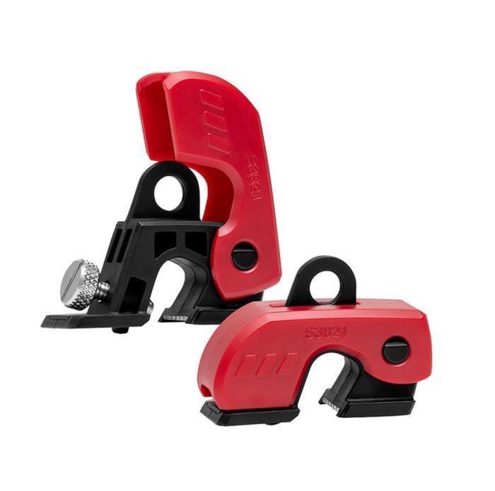 Jual MASTERLOCK S3821 Grip Tight Circuit Breaker Lockout Device, Red ...