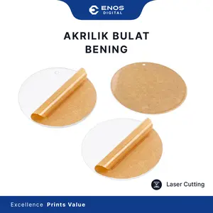Akrilik Bulat / Acrylic Potongan Bulat / Lingkaran Akrilik