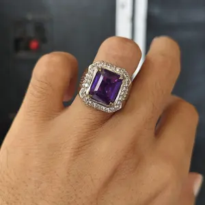 Natural Amethyst Quart Top Clean Luster Gemericik