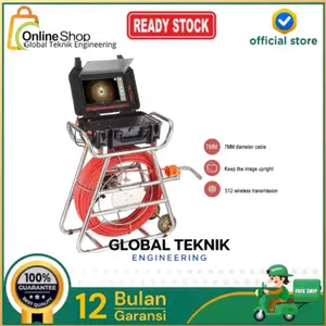 Sewer Pipe Inspection Camera 10.1"HD1080P Touch Screen,SYANSPAN Industrial Endoscope 512Hz Sonde+Locator/Receiver+Self-leveling