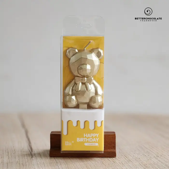 Gambar Fancy Candle (Bear) - Betterchocolatethannever - Gold dari betterchocolatethannever Kota Administrasi Jakarta Selatan 2 Tokopedia