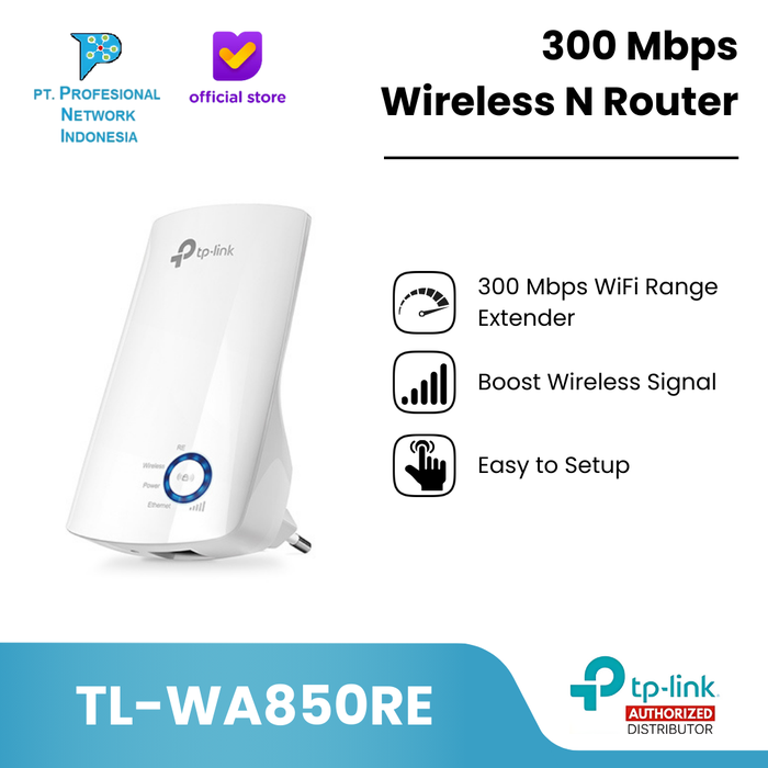 Gambar TP-LINK TL-WA850RE Universal WiFi Range Extender Wall Plugged dari Profesional Network Kota Administrasi Jakarta Pusat Tokopedia