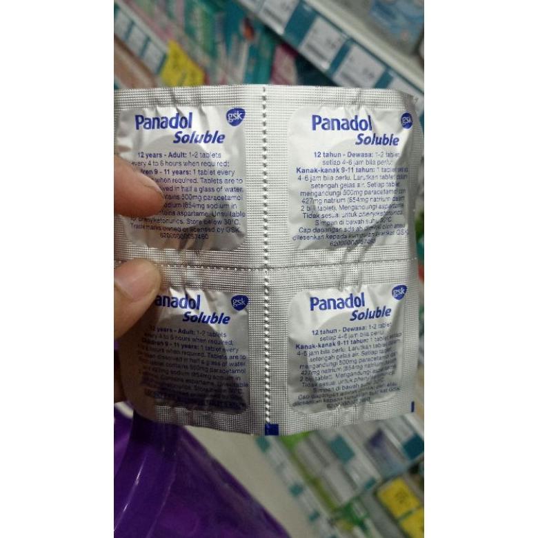 READY STOCK Panadol Malaysia 4 Tabs ORIGINAL