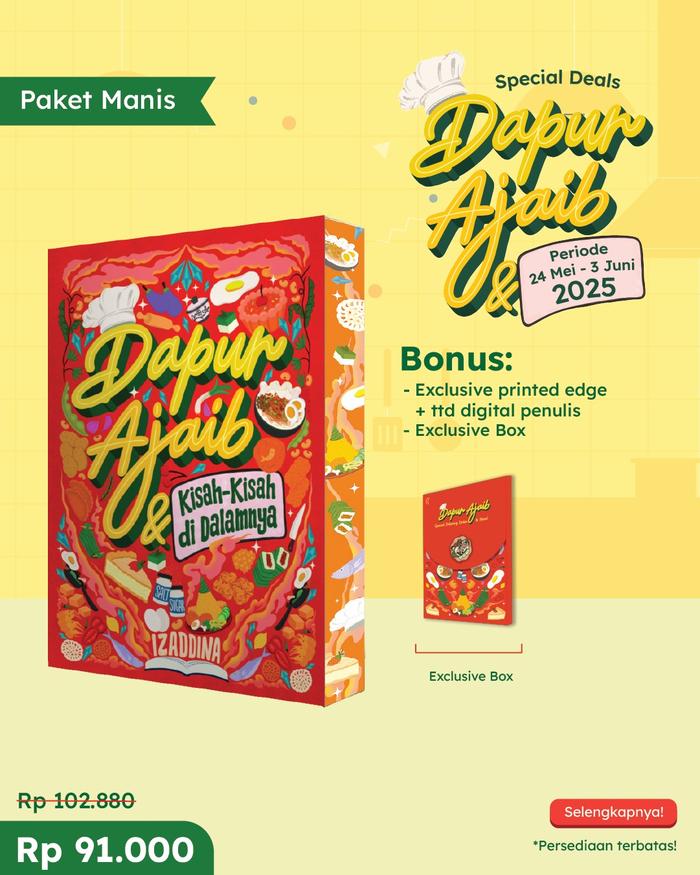 Gambar Pre Order - Buku Novel Dapur Ajaib & Kisah-Kisah Di Dalamnya - Izaddina - Bentang (24 Mei - 03 Jun) dari Bumifiksimedan001 Kota Medan Tokopedia