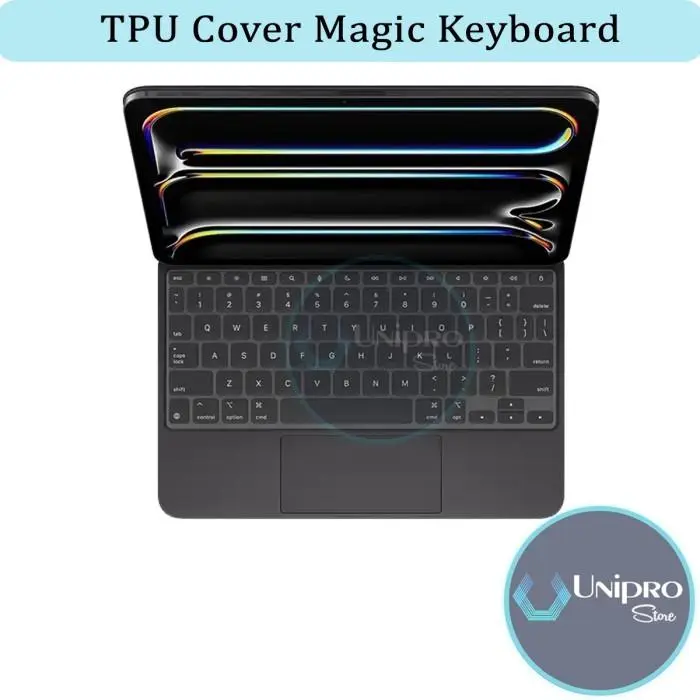 Cover Silikon Transparan Keyboard Protector for Magic Keyboard iPad 11 11" 2025  / iPad Air 11" M3 2025 TPU Skin