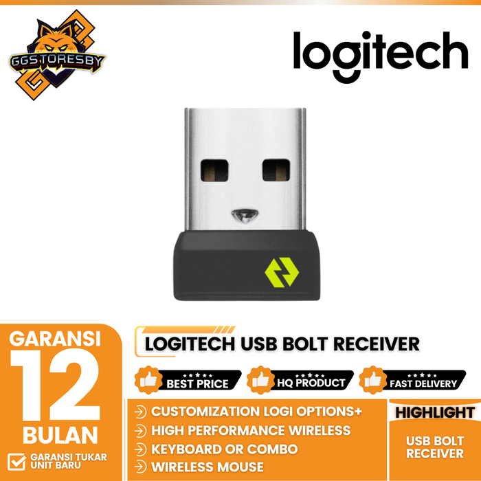 Gambar LOGITECH USB BOLT RECEIVER dari GGSTORESBY Kota Surabaya Tokopedia