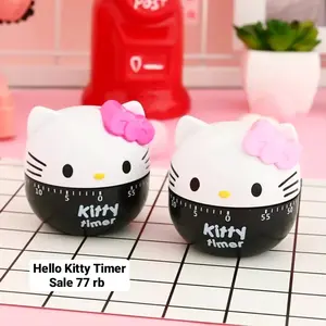 Sanrio Hello Kitty Timer Putar Ori