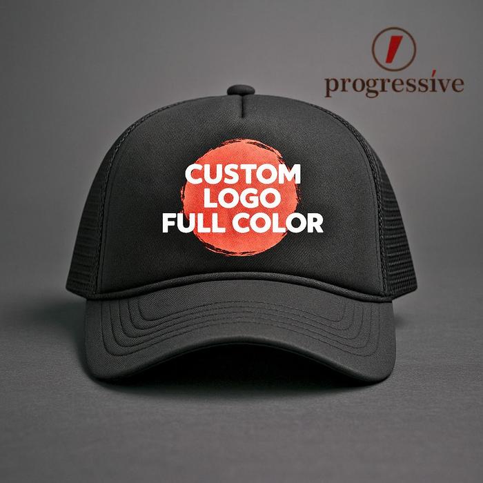 Gambar Topi Trucker Custom Printing ( Min 4 pcs) dari progressivecloth.id Kab. Bandung Tokopedia