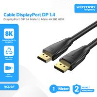 Gambar Vention Kabel Display Port Male to Display Port Male High Performance 8K DisplayPort DP 1.4 Cable UHD HDR 1080P 1 Meter - HCDBF dari Vention Tangerang Kab. Tangerang 1 Tokopedia
