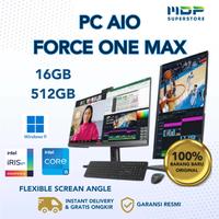 Gambar PC ADVAN AIO FORCE ONE MAX (BLACK) : INTEL CI5-1240P/ 16GB/ 512GB SSD/ 27" FHD DISPLAY ROTATE 90/ WIN 11 HOME/ 1YEAR WARRANTY dari mdpsuperstore Kota Palembang 1 Tokopedia