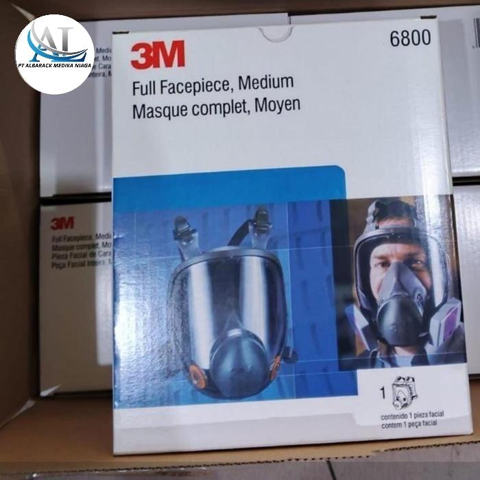 Masker 6800 Gas Respirator Full Face Mask Complete Mask - 6800 Body