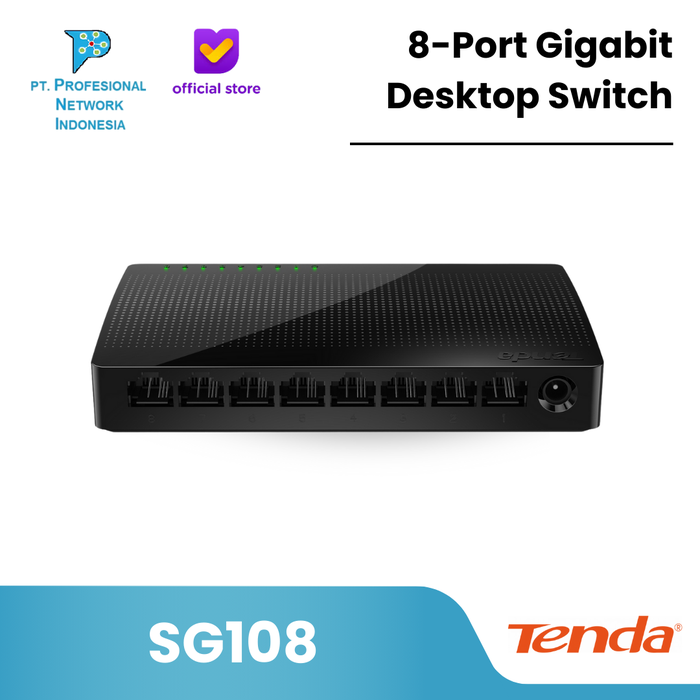 Gambar Tenda SG108 8-Port Gigabit Desktop Switch dari Profesional Network Kota Administrasi Jakarta Pusat Tokopedia
