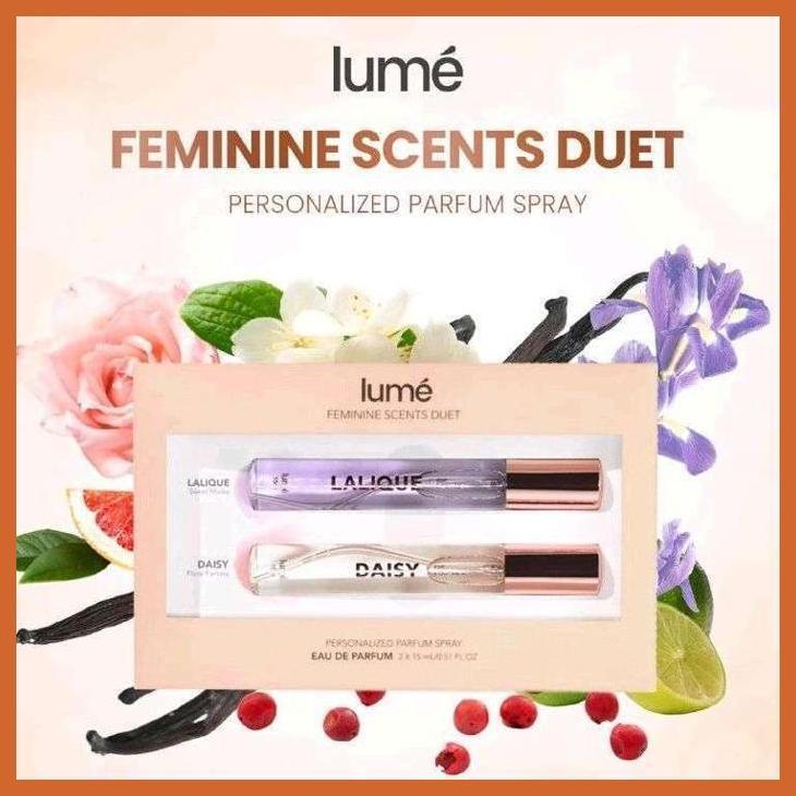 READY LUME FEMININE SCENTS DUET PERFUME PACKING AMAN