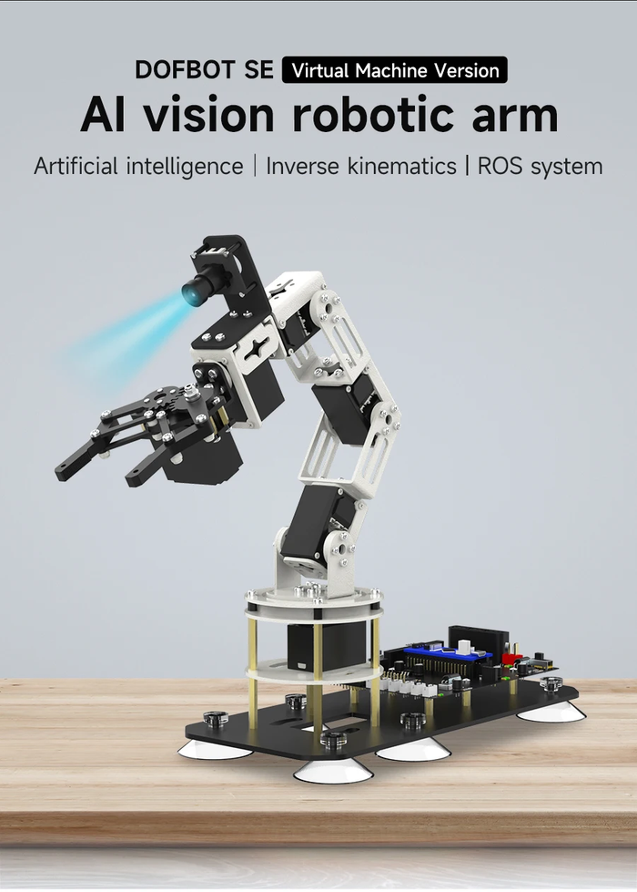 Jual Yahboom DOFBOT SE 6DOF Robotic Arm with AI Vision, ROS & Python ...