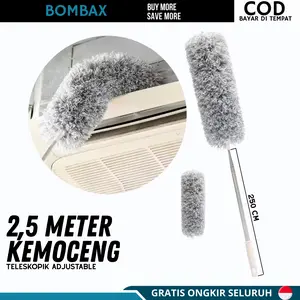 Kemoceng Microfiber 280cm Tarik Tekuk Panjang Alat Pembersih Langit-Langit Rumah Alat Pembersih Rumah  Kemoceng Bulu