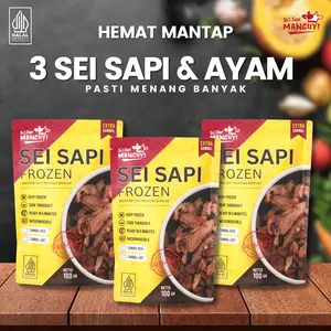 Sei Sapi Mancuy  - Paket Bundling 3 Paket Lebih Hemat -  Menang Banyak Halal