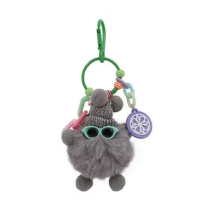 Les Catino Rex Pom Pom Abu dan Coklat NEW