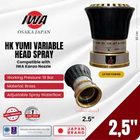 Gambar IWA - HK YUMI VARIABLE BRASS HEAD SPRAY 18 Bar | For Kanzo Nozzle | Pemadam Kebakaran Ukuran 1.5 Inch & 2.5 Inch - 1,5 Inch dari gudangsafetycom Kota Administrasi Jakarta Barat 3 Tokopedia