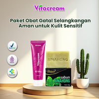 Gambar Paket Salep Obat Gatal Selangkangan Menahun - Vitacream dari Abassy Herbal Indo NI Kota Administrasi Jakarta Utara 1 Tokopedia