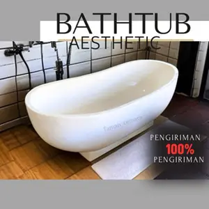 bathub / bathtub aesthetic ukuran panjang 171cm lebar 78cm tinggi 60cm