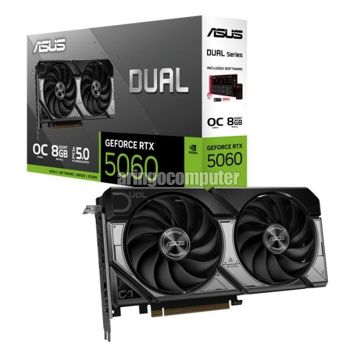 Gambar VGA Asus DUAL RTX5060 OC 8GB GDDR7 dari Aringo Computer Samarinda Kota Samarinda Tokopedia