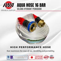 Gambar Fire Hose IWA AQUA HOSE - Selang Hydrant Pemadam 16 Bar Dengan Machino Coupling Allumunium - 1.5" (20 Meter) dari gudangsafetycom Kota Administrasi Jakarta Barat 1 Tokopedia