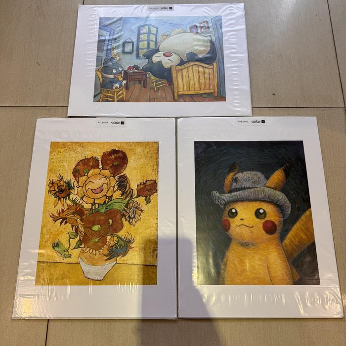 Jual Set Pokemon Center x Van Gogh Museum Pikachu Art Print 30x40 cm - Kota  Tanjung Pinang - New California | Tokopedia