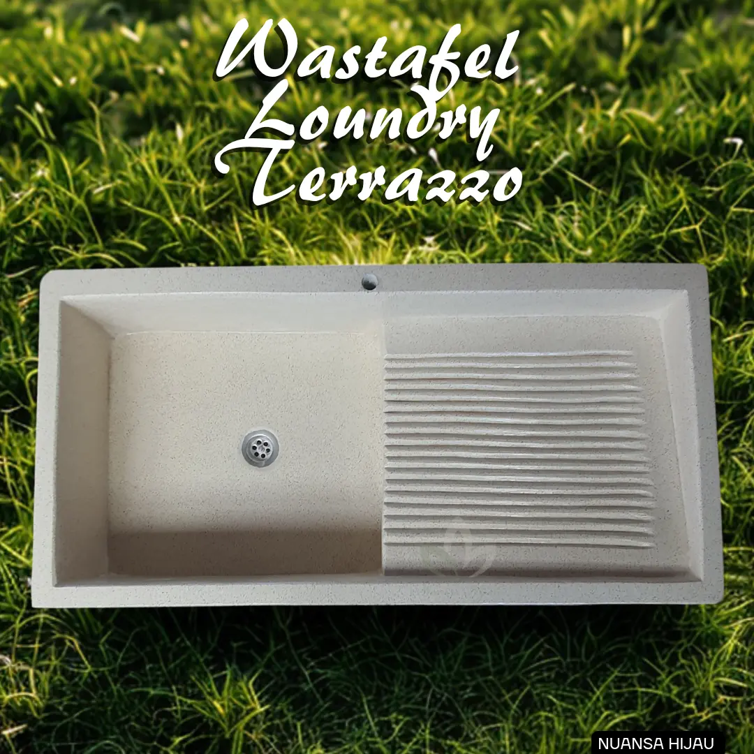 wastafel loundry/sink loundry Terrazzo Panjang 1 meter