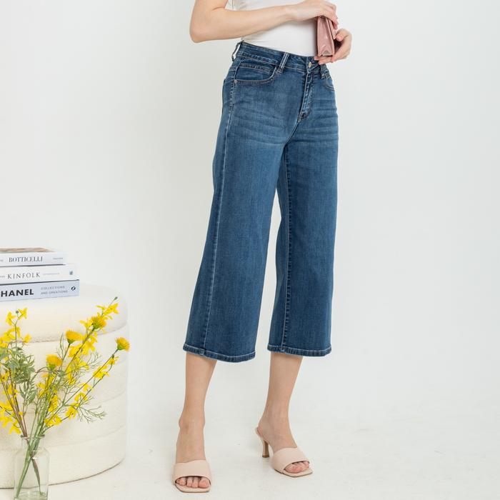 Gambar Ready Stok 2023 Celana Jeans Kulot Pinggang Karet 7/8 C117 CAP - 27 dari Sisters Fashion Group Kota Administrasi Jakarta Utara Tokopedia