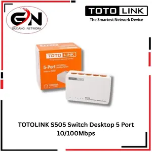 TOTOLINK S505 Switch Desktop 5 Port 10/100Mbps