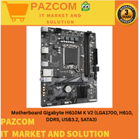 Gambar Motherboard Gigabyte H610M K V2 (LGA1700, H610, DDR5, USB3.2, SATA3) dari Pazcom Kota Administrasi Jakarta Pusat 2 Tokopedia