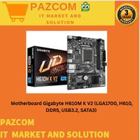 Gambar Motherboard Gigabyte H610M K V2 (LGA1700, H610, DDR5, USB3.2, SATA3) dari Pazcom Kota Administrasi Jakarta Pusat 1 Tokopedia