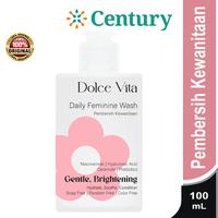 Gambar DOLCE VITA DAILY FEMININE WASH GENTLE BRIGHTENING 100ML / PRODUK KEWANITAAN  SABUN KEWANITAAN dari Apotik Century Kota Administrasi Jakarta Pusat 1 Tokopedia