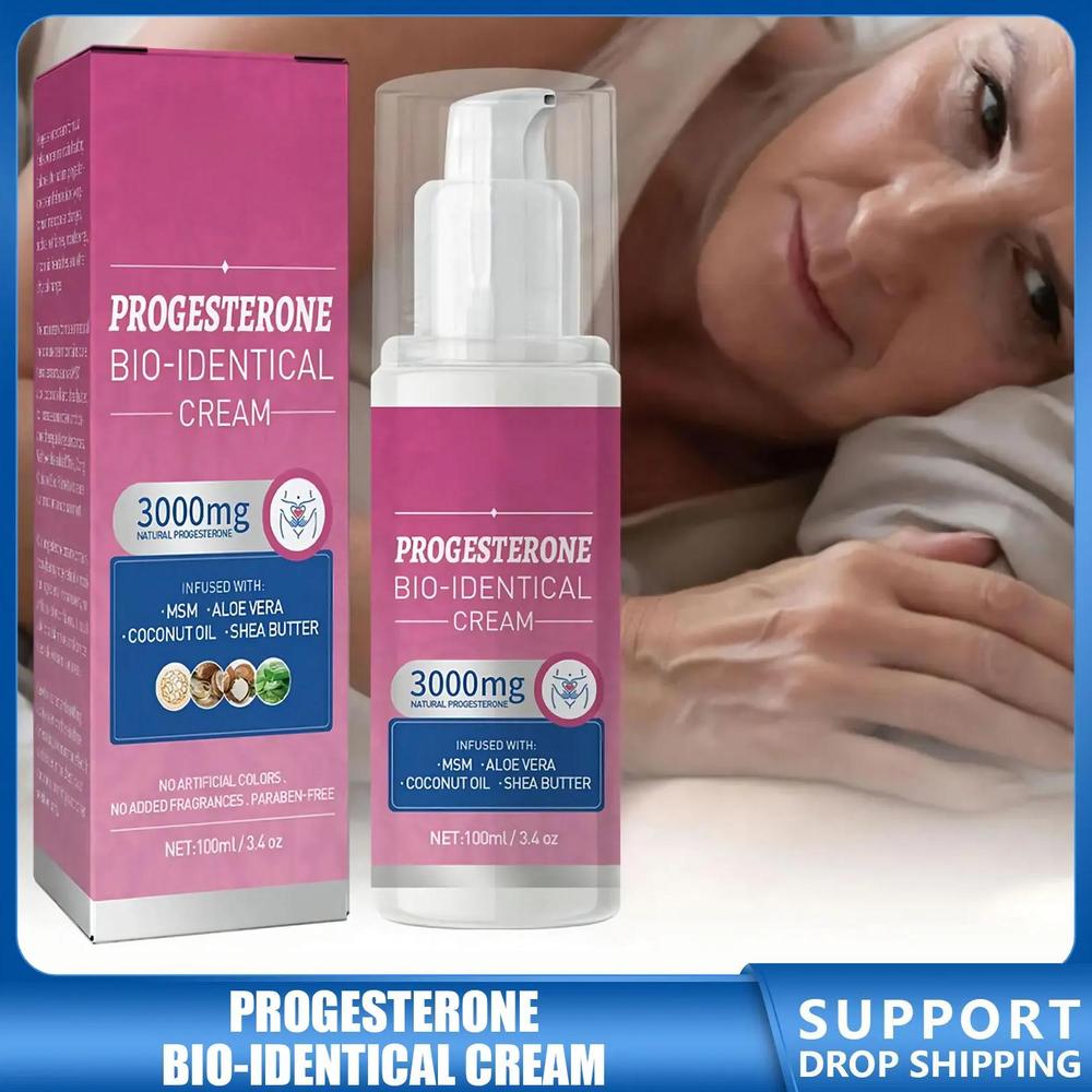 Menopause Progesterone Cream Middle-Aged Elderly Women Balance Progesterone Regulate Emotions Night Sweats Insomnia Body Care - 100ml boxed