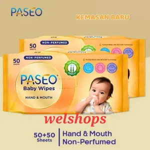 Paseo Baby Chamomile Tissue Basah Buy 1 get 1 50s