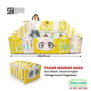 Paket SPEEDS Pagar Anak Pagar Bayi BabyFance Mainan Anak Pagar Bayi Baby Fence 1208 Import