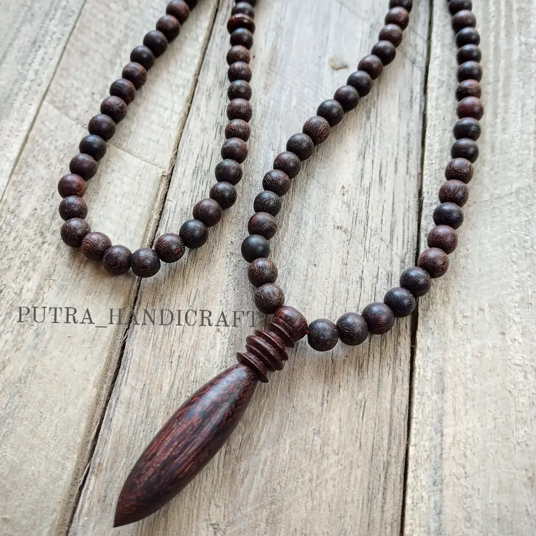KALUNG TASBIH KAYU GALIH ASEM ORIGINAL 7MM/TASBIH KALUNG GALIH ASEM