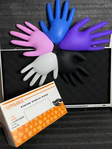 Sarung Tangan Nitrile Tebal Super Kuat untuk medis dan industri