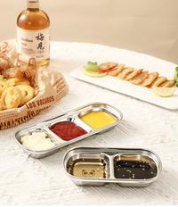 Gambar HELIDFANDA Stainless Steel Sauce Tray Piring Saus Sekat - A07173 - 4 SEKAT dari HELIDFANDA INDONESIA Kota Administrasi Jakarta Utara 2 Tokopedia