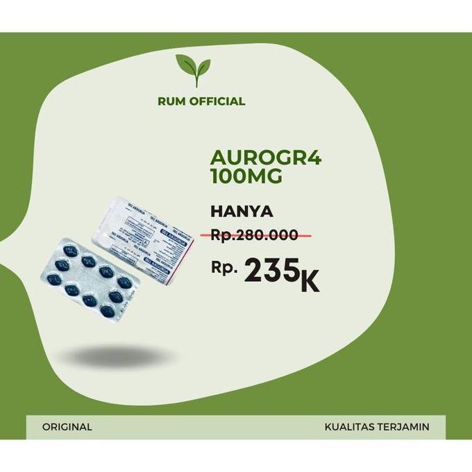 AURO-100 suplemen vitalitas pria asli original IMPORT05
