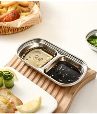 Gambar HELIDFANDA Stainless Steel Sauce Tray Piring Saus Sekat - A07173 - 4 SEKAT dari HELIDFANDA INDONESIA Kota Administrasi Jakarta Utara 5 Tokopedia