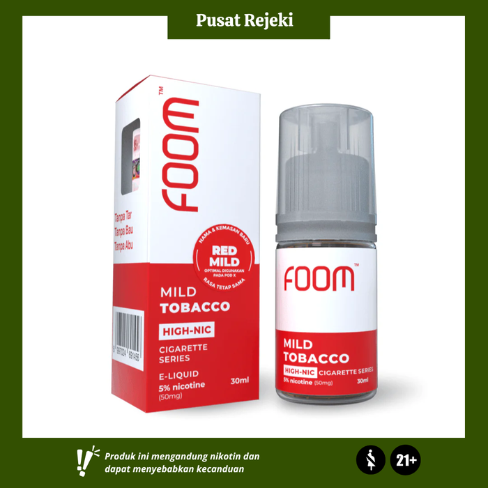 Jual FOOM RED MILD CIGARETTE RED MILD SALTNIC 30MG 30ML BY FOOM LAB - Kota  Tangerang Selatan - Pusat.rejeki