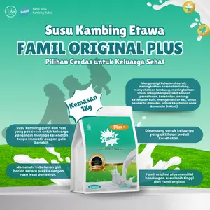 Susu Kambing Etawa Bubuk 1kg Halal Kaya Manfaat / Famil Original Plus